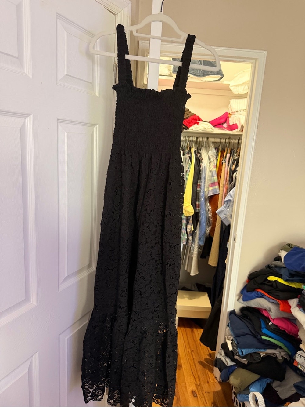 Hill House Collector’s Edition Anjuli Nap Dress in Black Lace - Picture 3 of 8